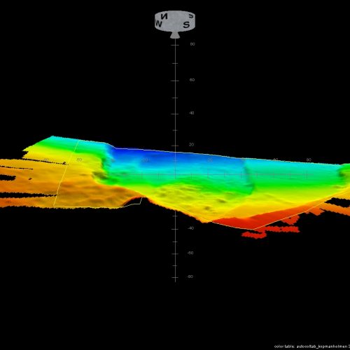 3D-karta bottenskred