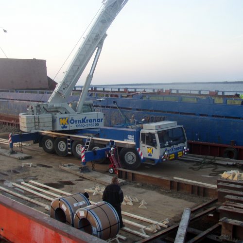 Läktring av grundstött fartyg